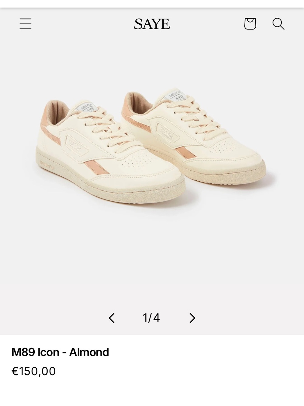Saye M89 Icon Women's Sneakers — Almond